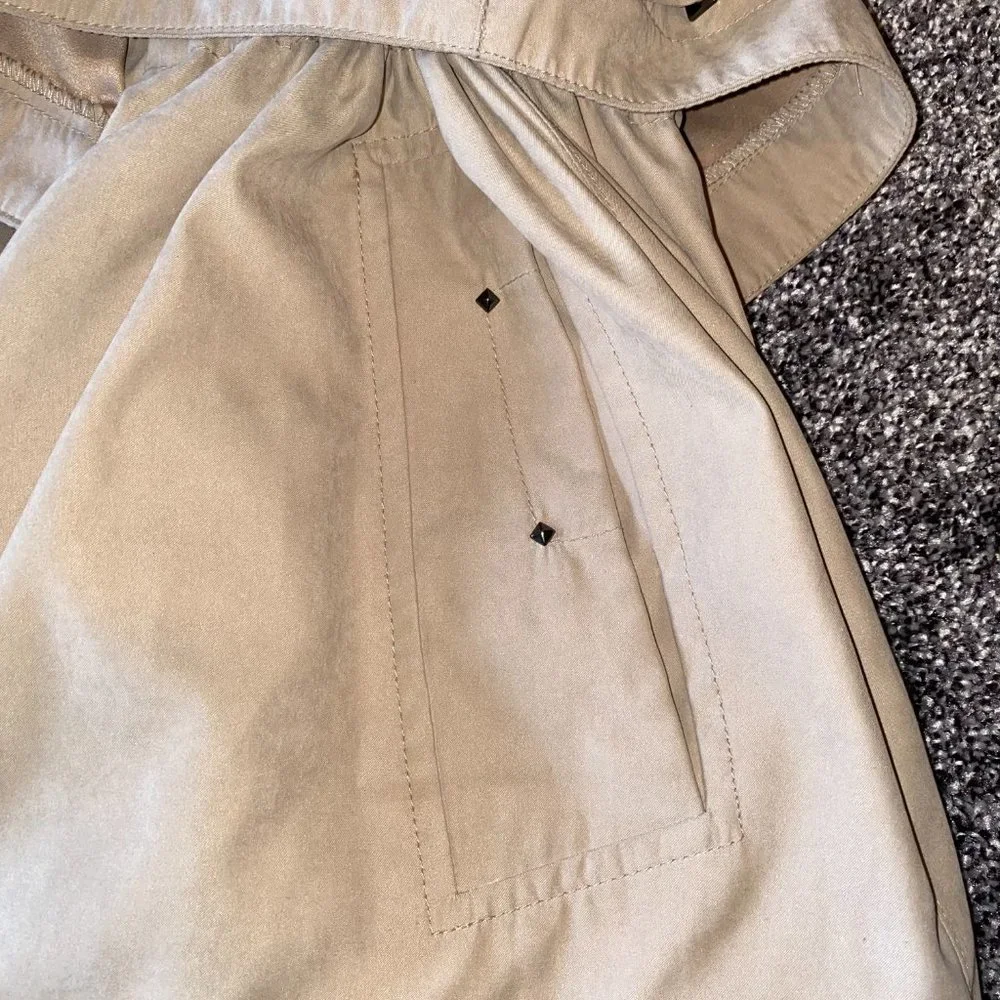 IZ Sport Tan Coat Jacket Size 18/20 Made in Egypt - Picture 7 of 9